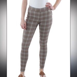 Tommy Hilfiger Brown Plaid Pants